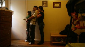 articleLarge Joaquin Rufiles and Josefina Toiralua with their daughter, Stephanie Rufiles, 18 months, in their East Harlem building.